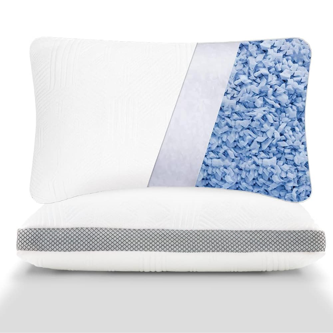 The Perfect Pillow - Adjustable Pillow with Shredded Foam Filling – Silky  Snoozes